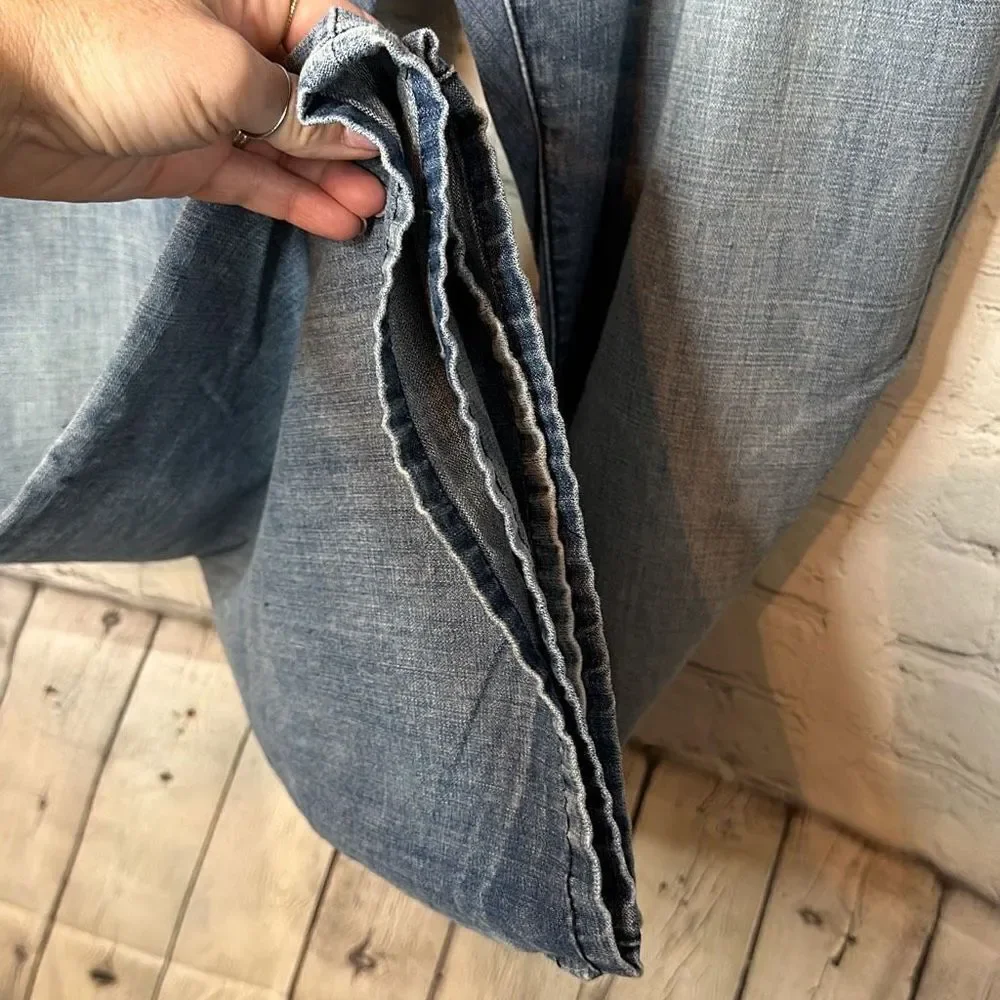 Guess Jeans Mens 40 Blue Light Wash Lightweight‎ Denim
